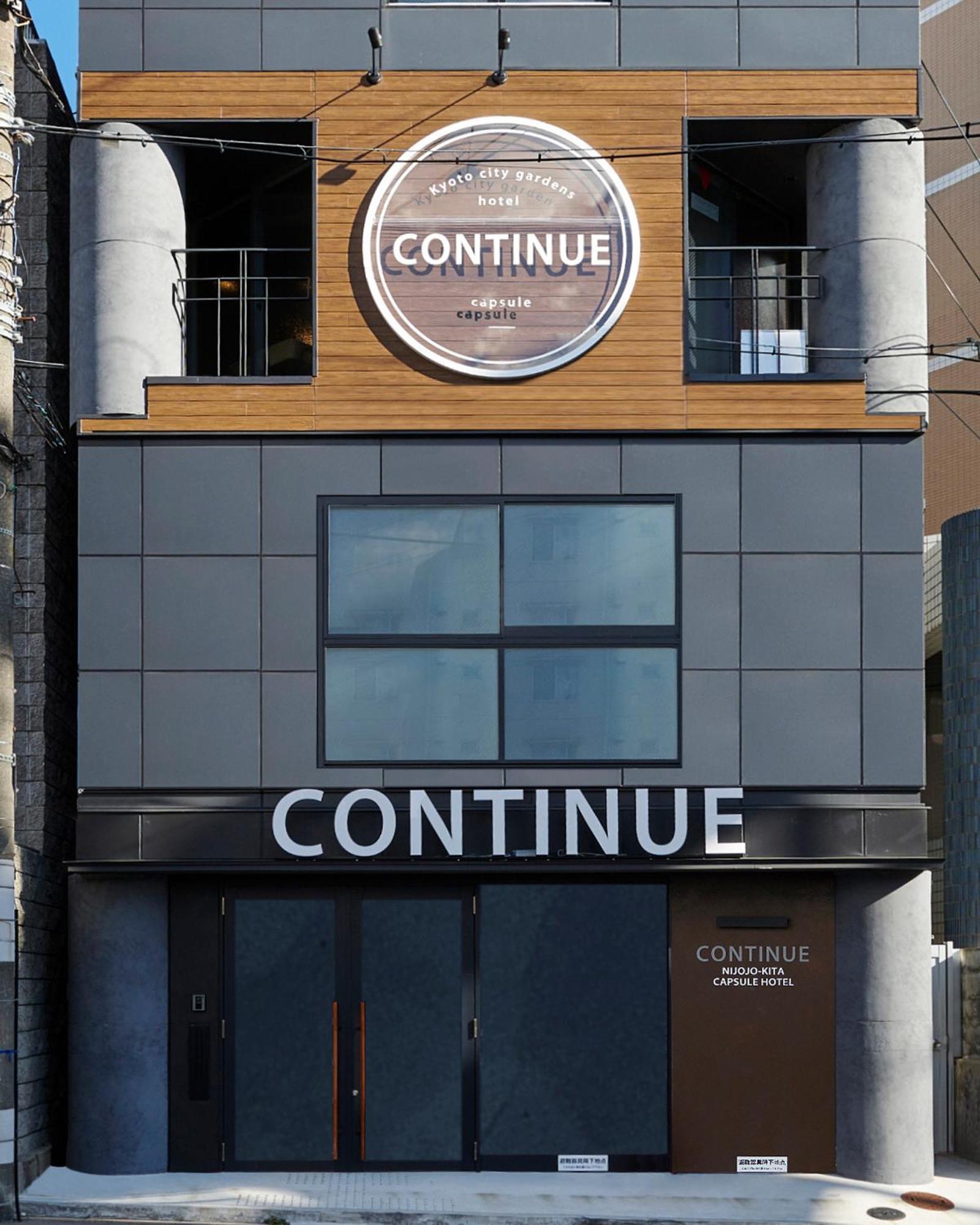 Capsule Hotel Continue Nijojokita Kyoto Exterior photo